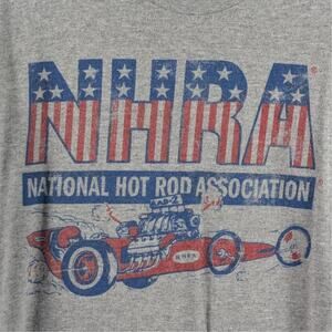 NHRA Originals National Hot Rod Association Dragster Graphic Tee Gray XL 2013